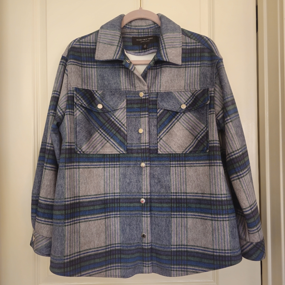 Perfect Condition - Marc New York Plaid Shacket Oversize Fit